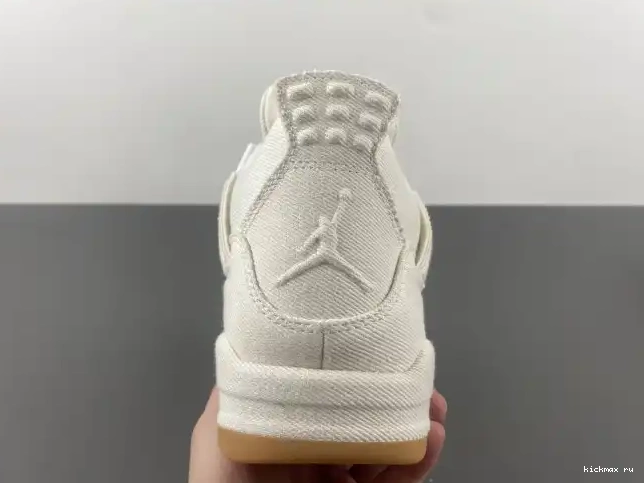 Cheap Kickmax Jordan Levi's Air x 4 'White' AO2571-100 0621